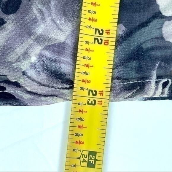 Nicola Sheer Black Gray White Floral Ruffled Party Event Jacket NWOT Size S - Picture 11 of 11